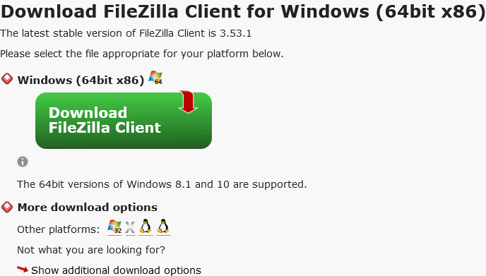 Filezilla download